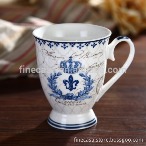 10OZ Elegant Fine New Bone China Ceramic Mug Made in China                
                                    Quality Assured